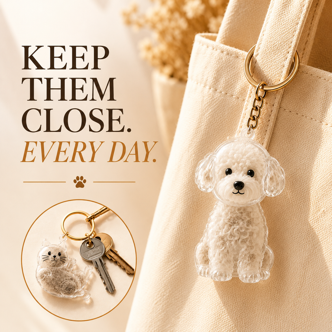 Pocket Keepsake Keychain