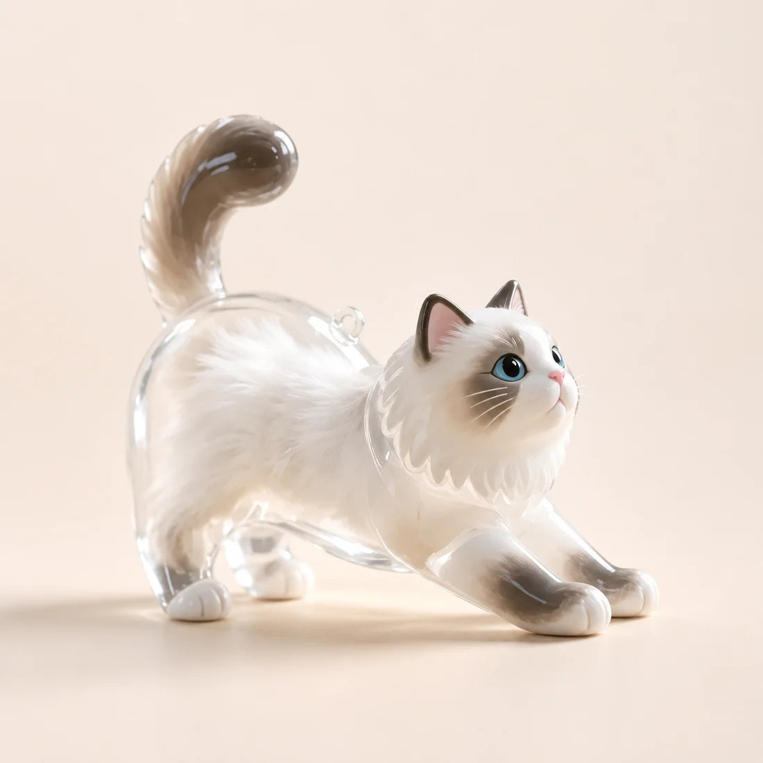 Willow, Ragdoll keepsake keychain